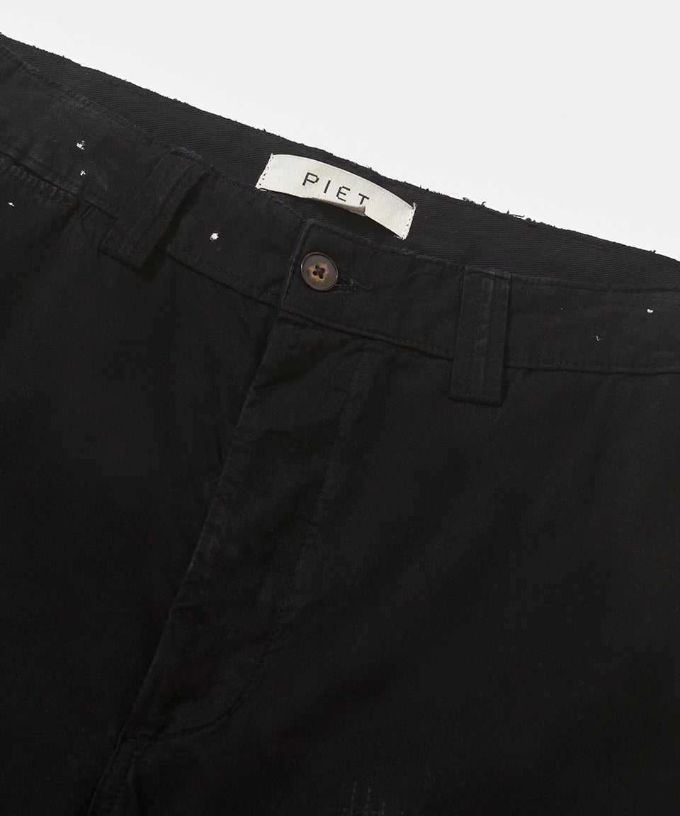 Calça Chino Patchwork - Black