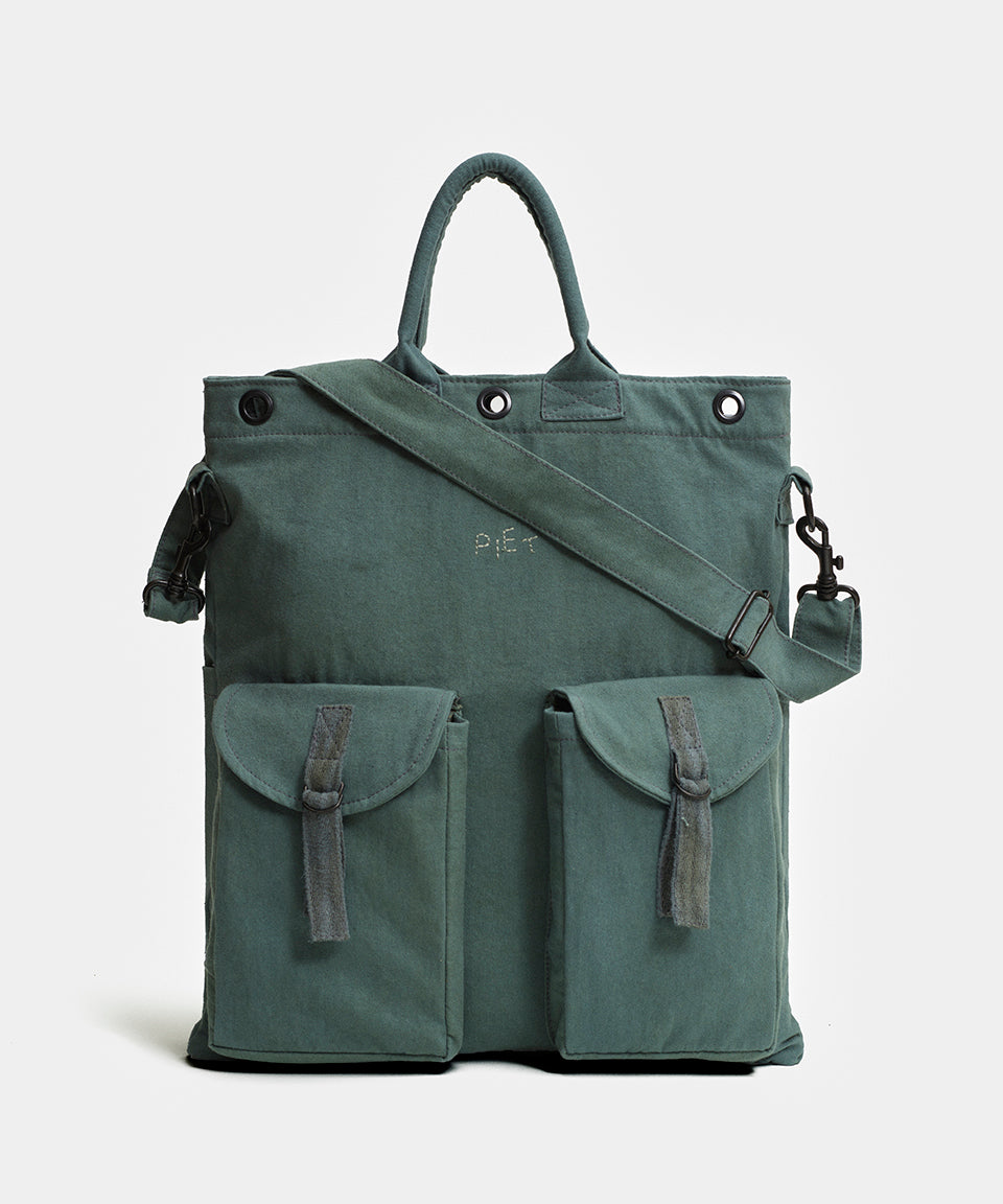 Cargo Canvas Tote Bag - Olive