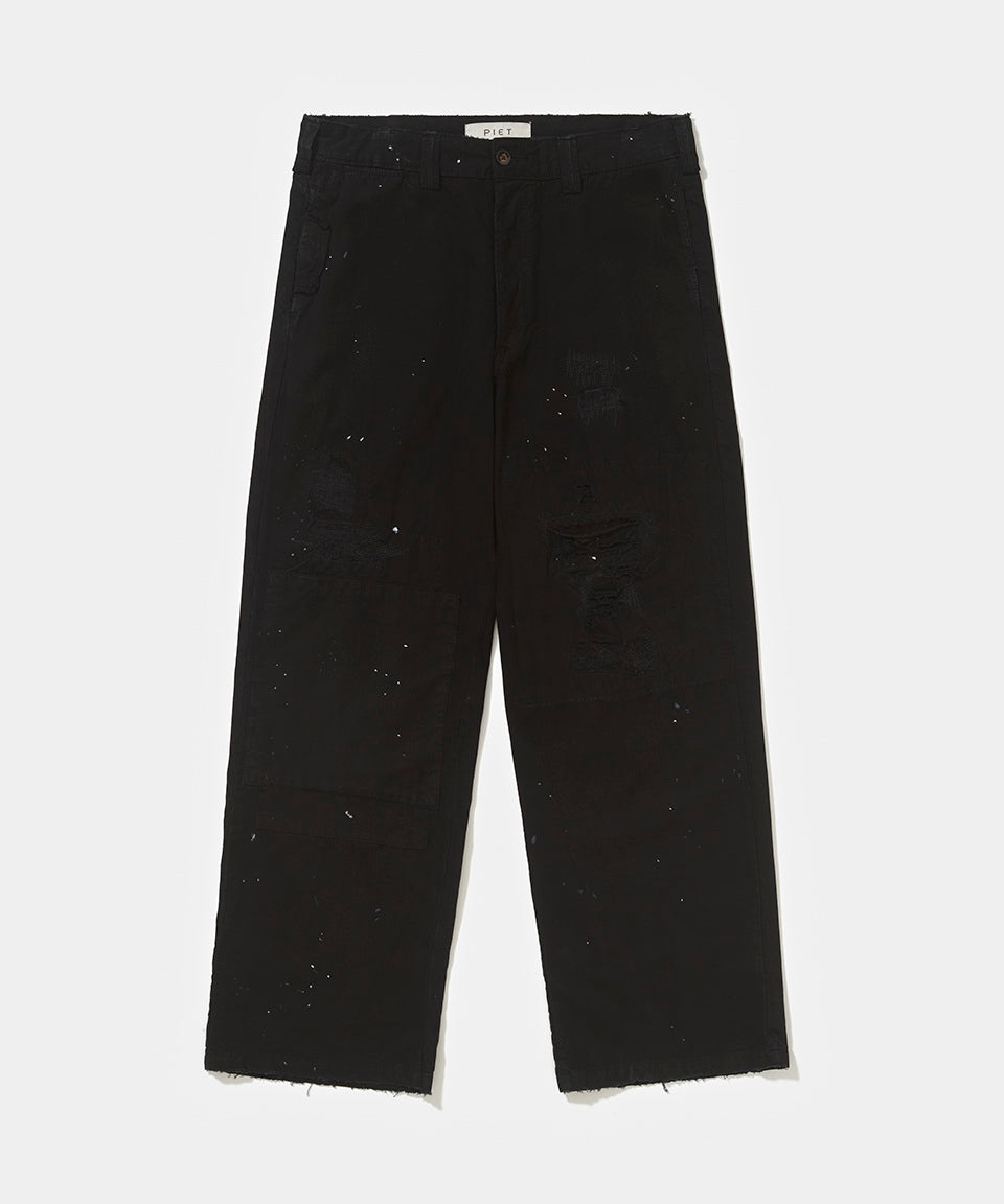 Calça Chino Patchwork - Black