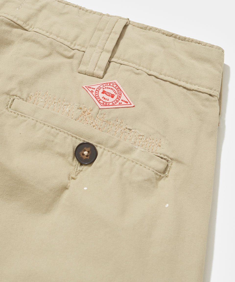 Calça Chino Patchwork - Khaki