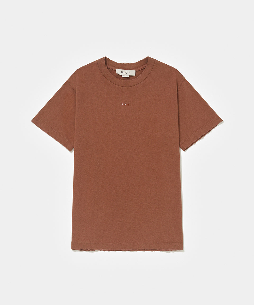 Camiseta PIET Logo - Marrom