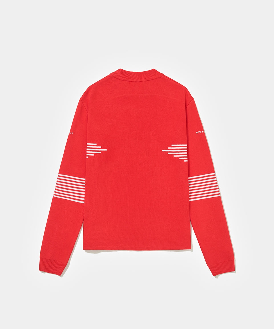 Suéter Fitted  - Vermelho