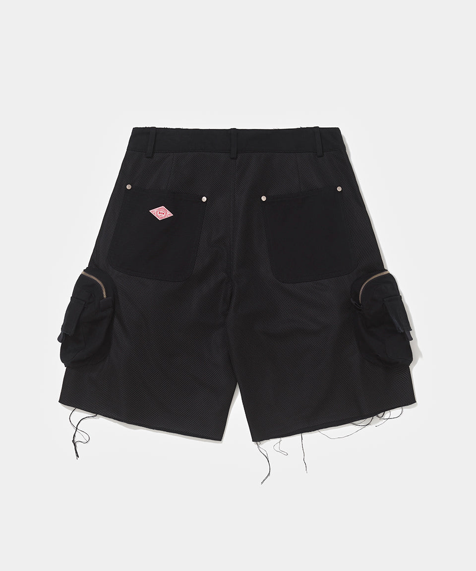 Shorts Mesh Cargo - Preto