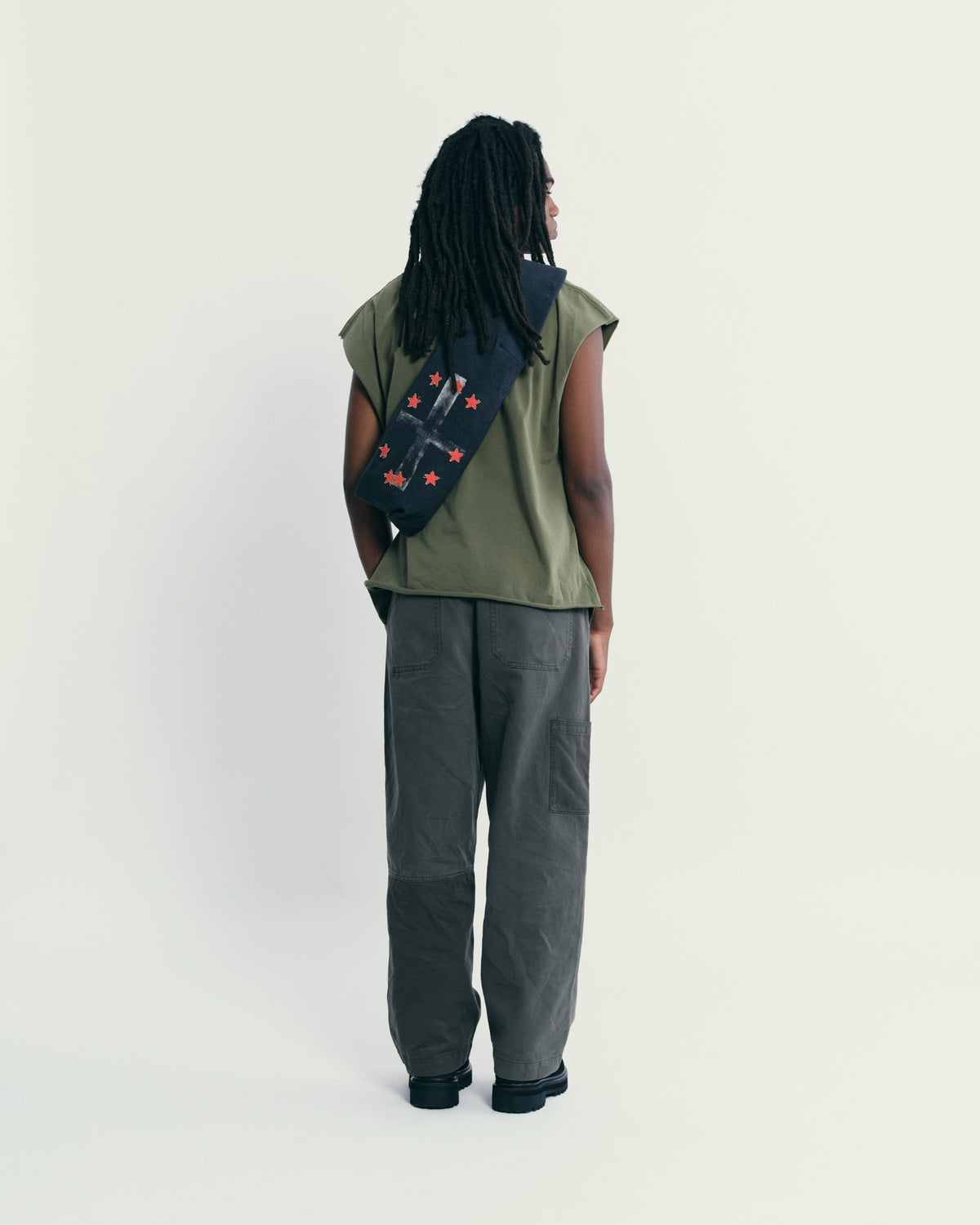 Camiseta Sleeveless PIET Peace&Love - Verde