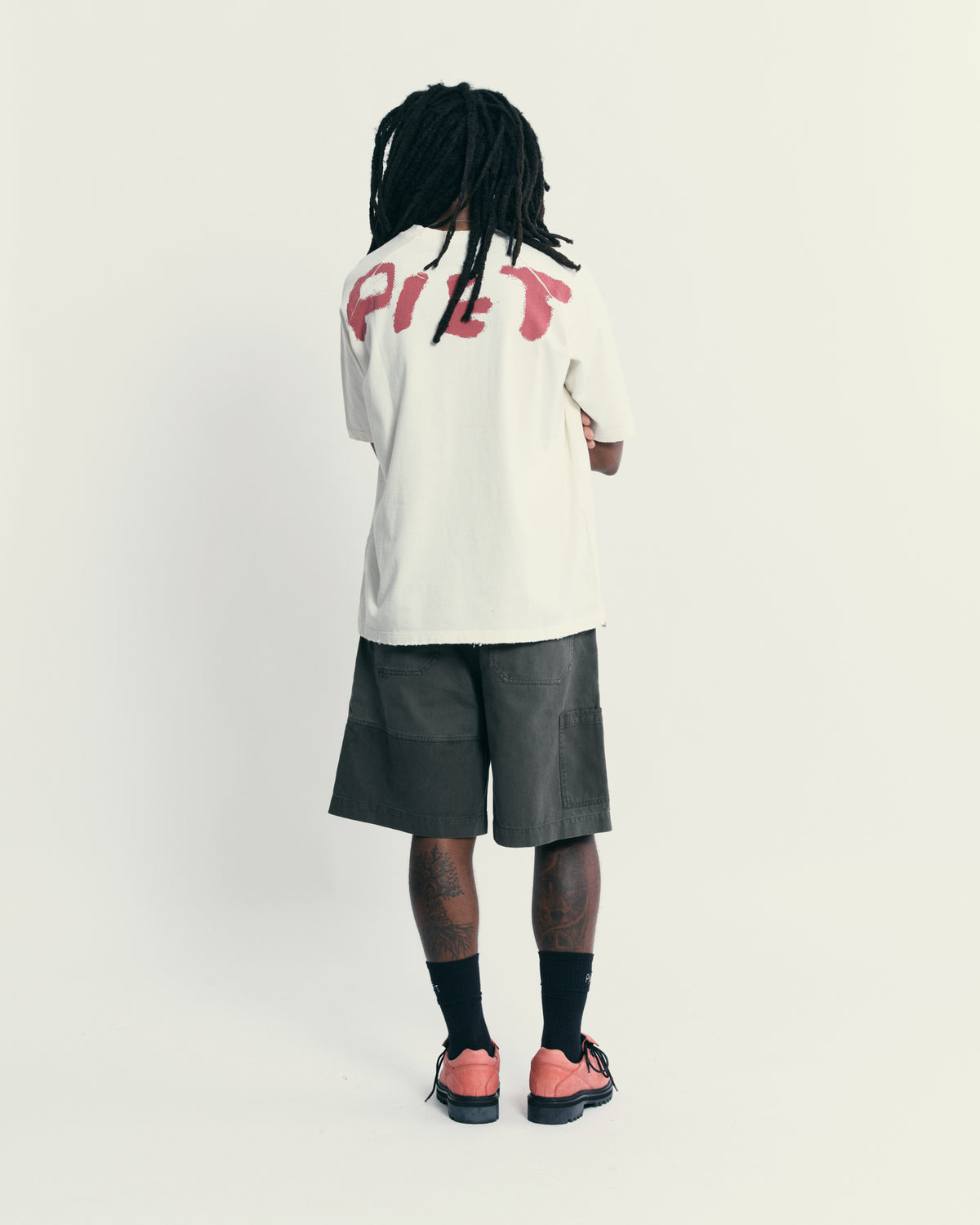 Camiseta Raglan PIET Sub-Cultural - Bone White