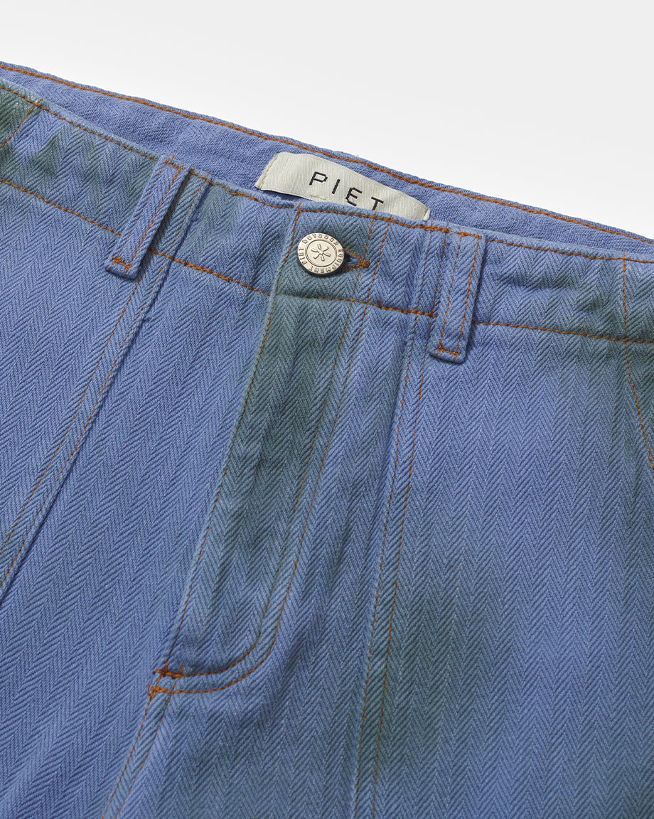 PIET Nation Selveged Denim Pants Medium Blue
