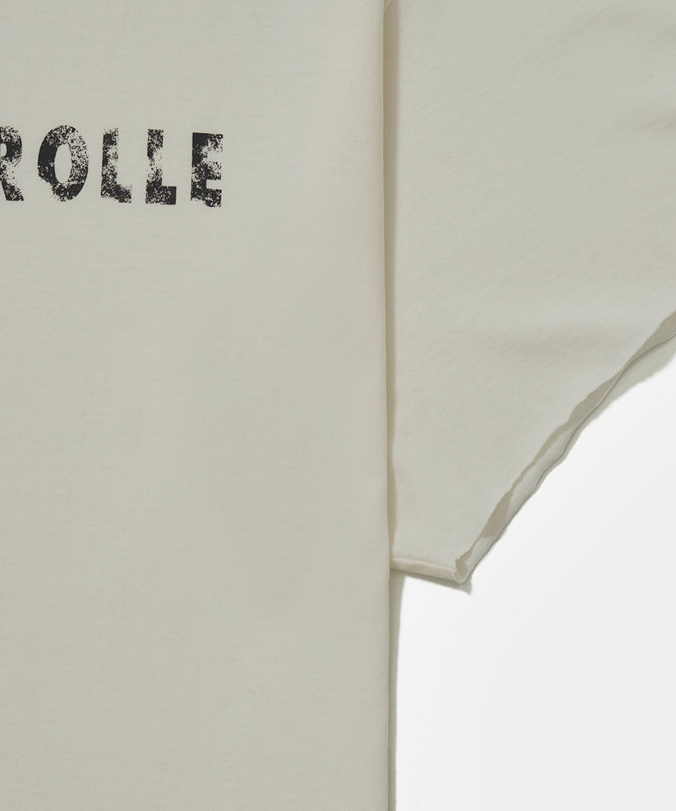 Camiseta PIET Doping Kontrolle Raw Bone White
