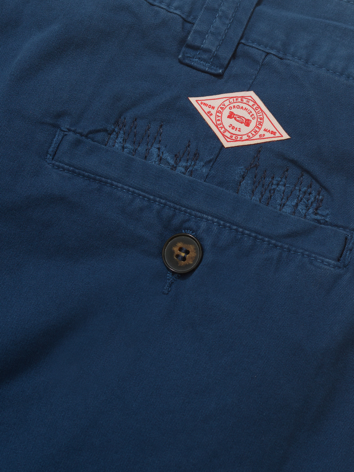 Bermuda Chino Patchwork - Navy