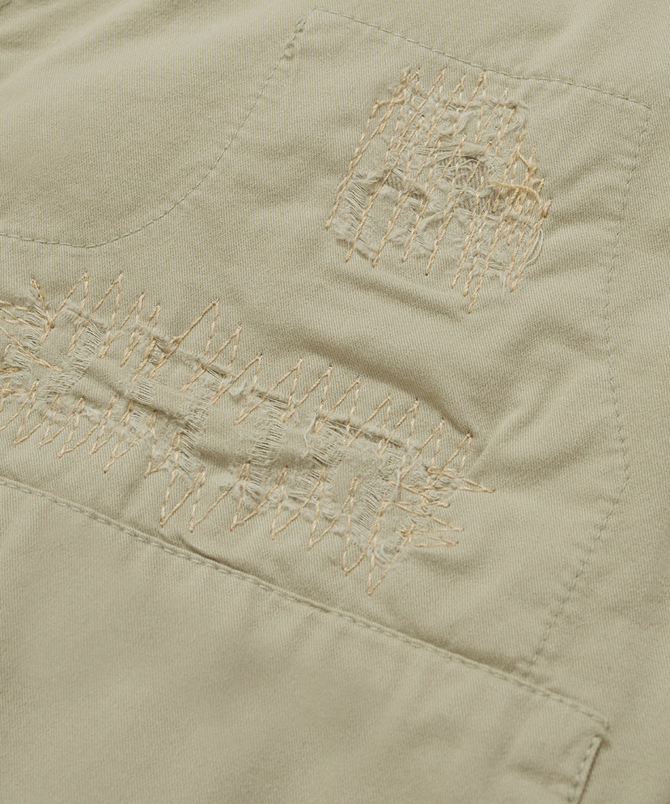Bermuda Chino Patchwork - Khaki