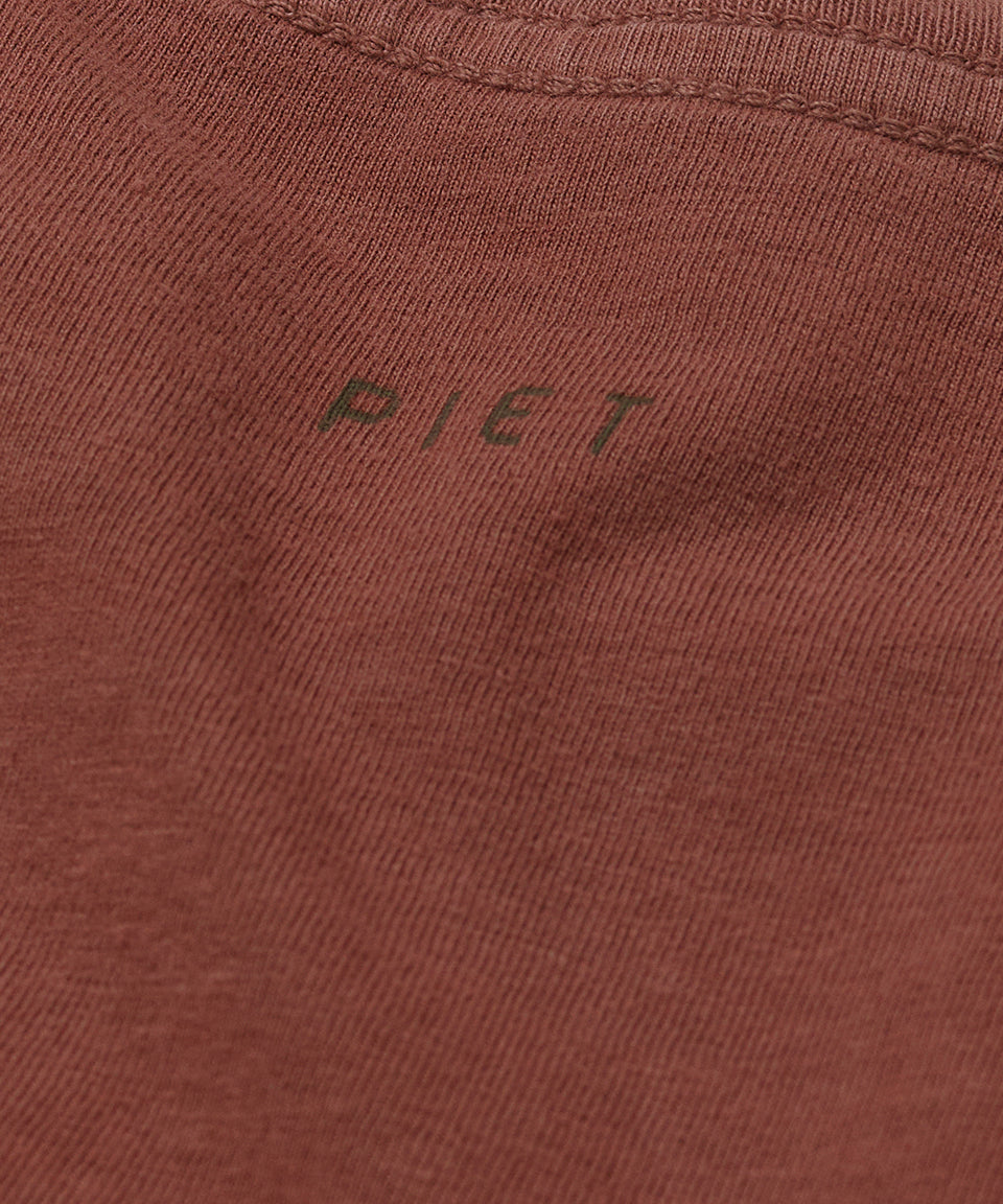Camiseta PIET Manga Longa - Marrom