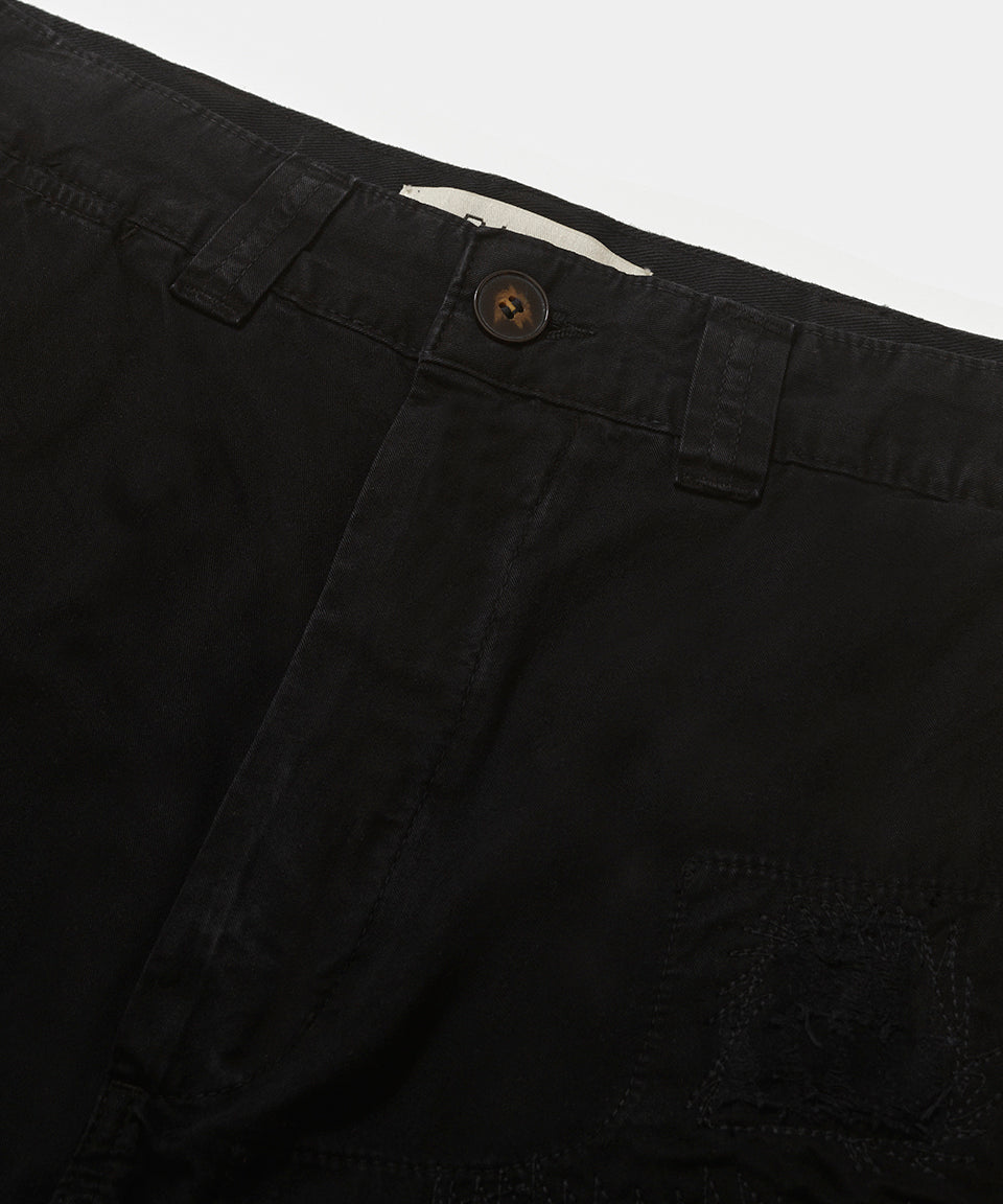 Bermuda Chino Patchwork - Black