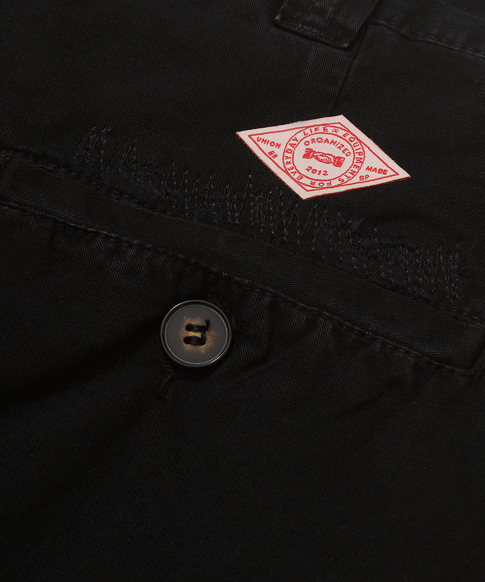 Bermuda Chino Patchwork - Black