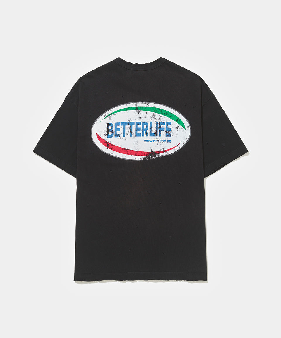 Camiseta Better Life - Vintage Black