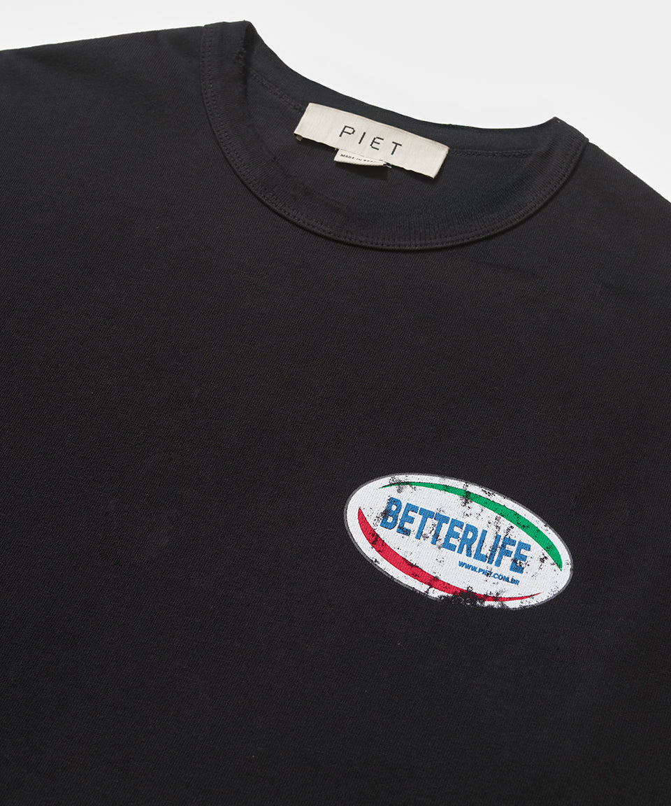 Camiseta Better Life - Vintage Black