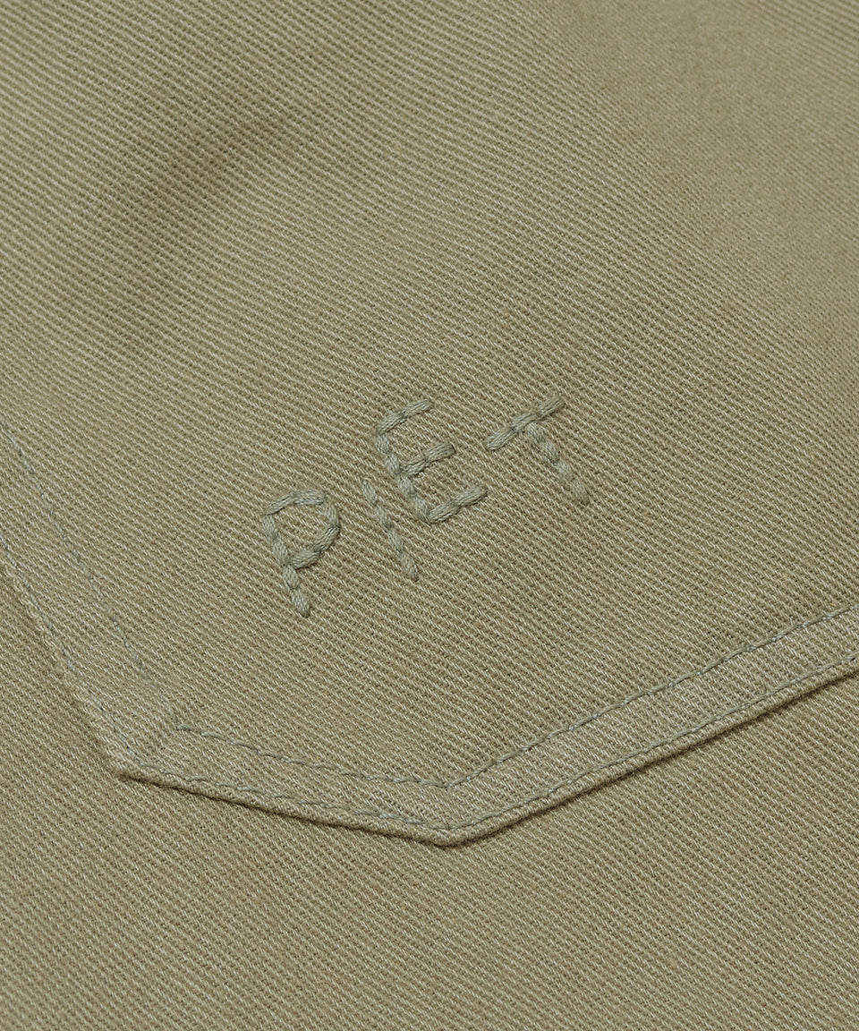Calça PIET Worker Recortes - Olive