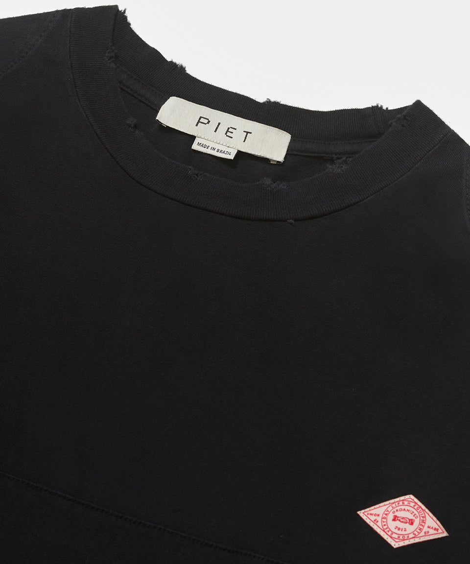 Camiseta PIET Manga Longa - Vintage Black