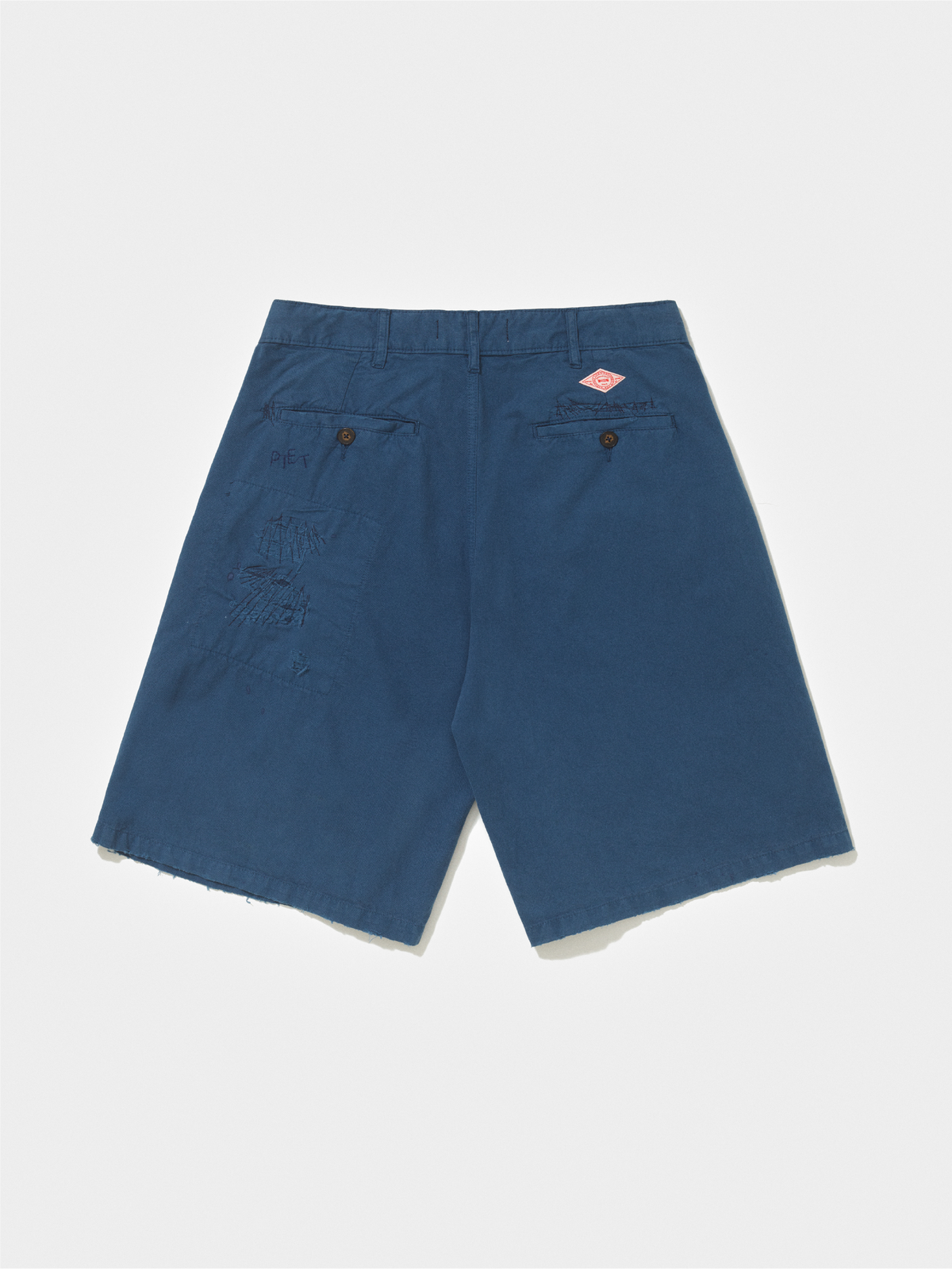 Bermuda Chino Patchwork - Navy