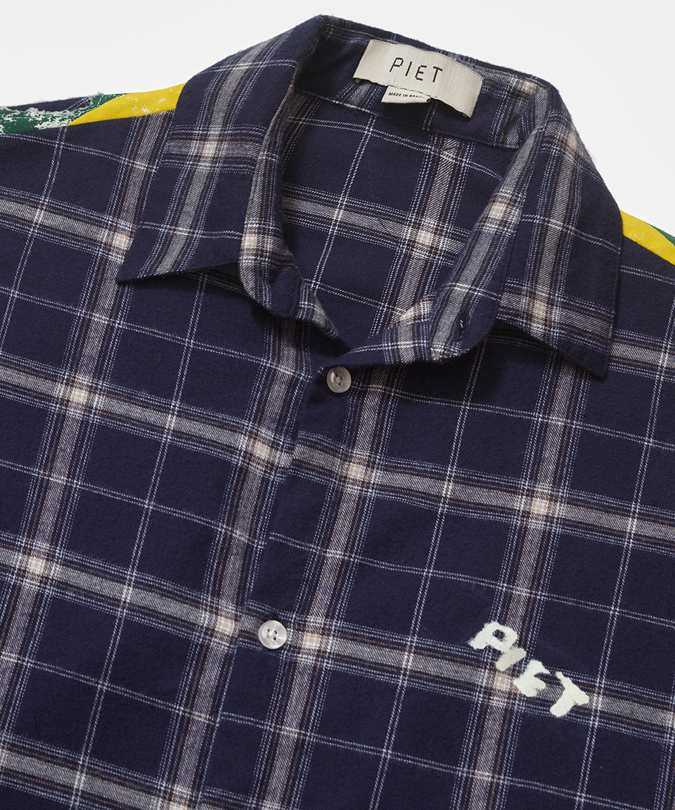 Camisa PIET Flanela Bandeira- Xadrez