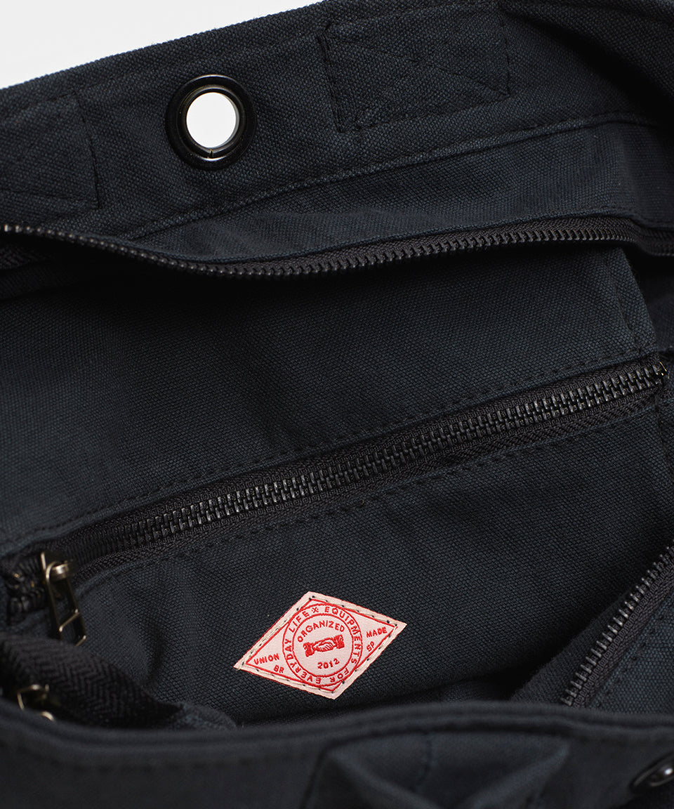 Cargo Canvas Tote Bag - Black