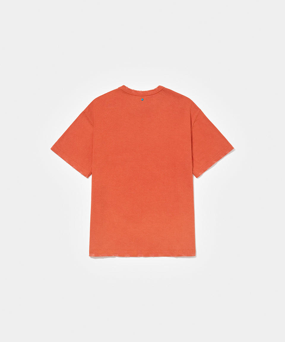 Camiseta PIET Logo - Vintage Orange