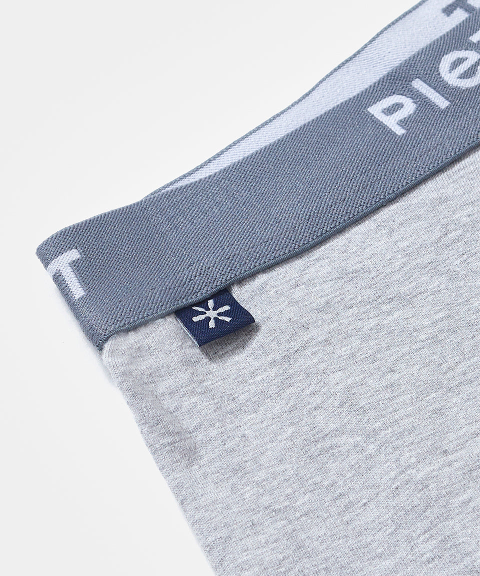 PIET Boxers - Mescla + Elástico Cinza