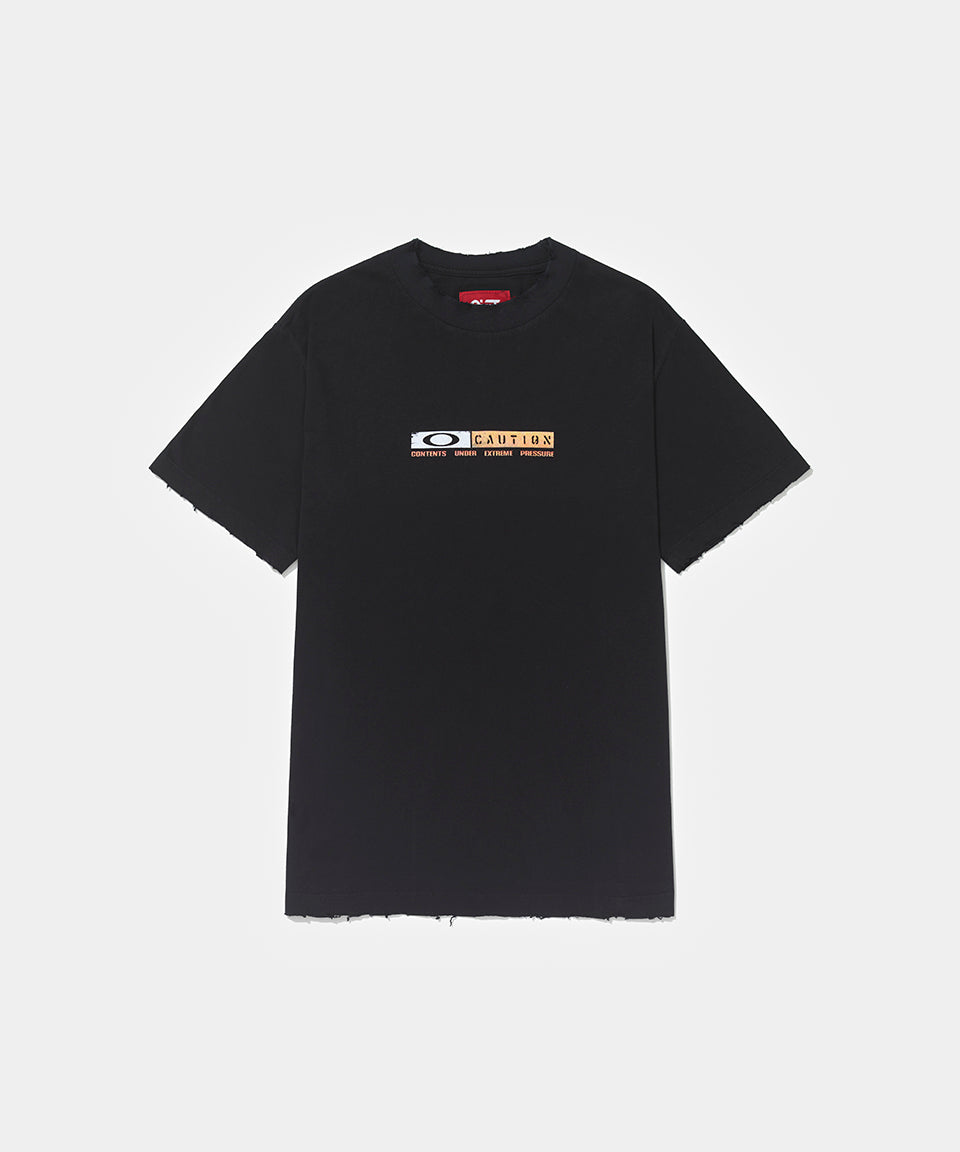 Camiseta Piet + Oakley Caution  - Vintage Black