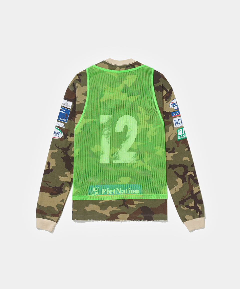 Camiseta Manga Longa Camo