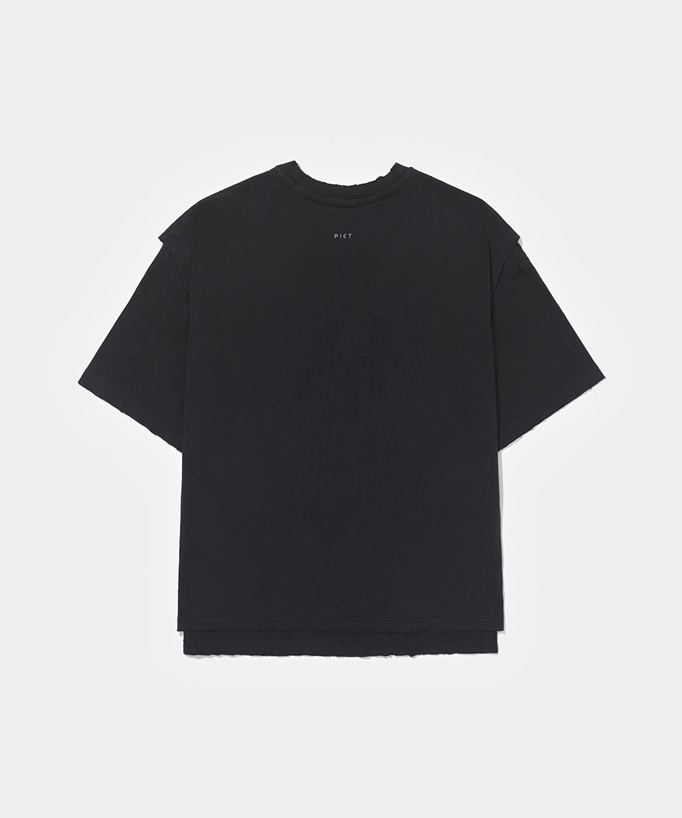Camiseta Piet + Oakley Layered - Vintage Black