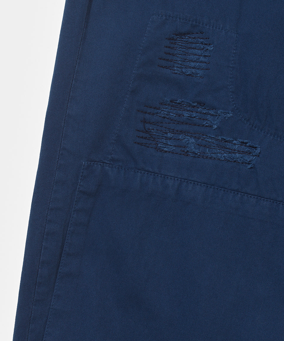 Calça Chino Patchwork - Navy