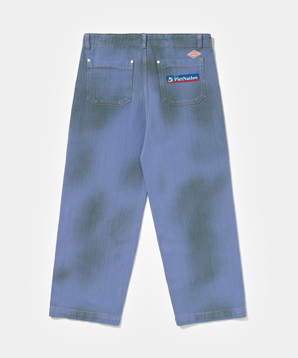 PIET Nation Selveged Denim Pants Medium Blue