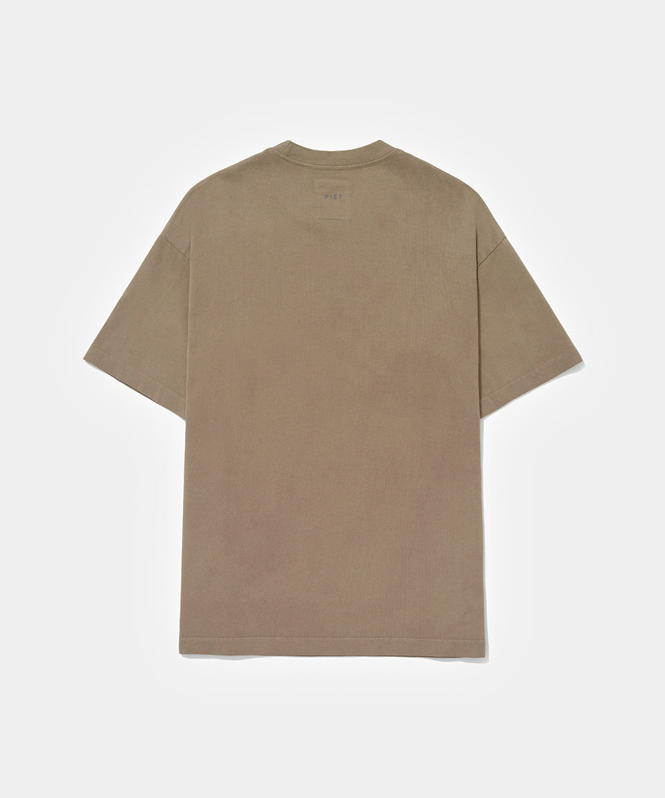 Camiseta Piet + Oakley Nano Logo - Dark tan