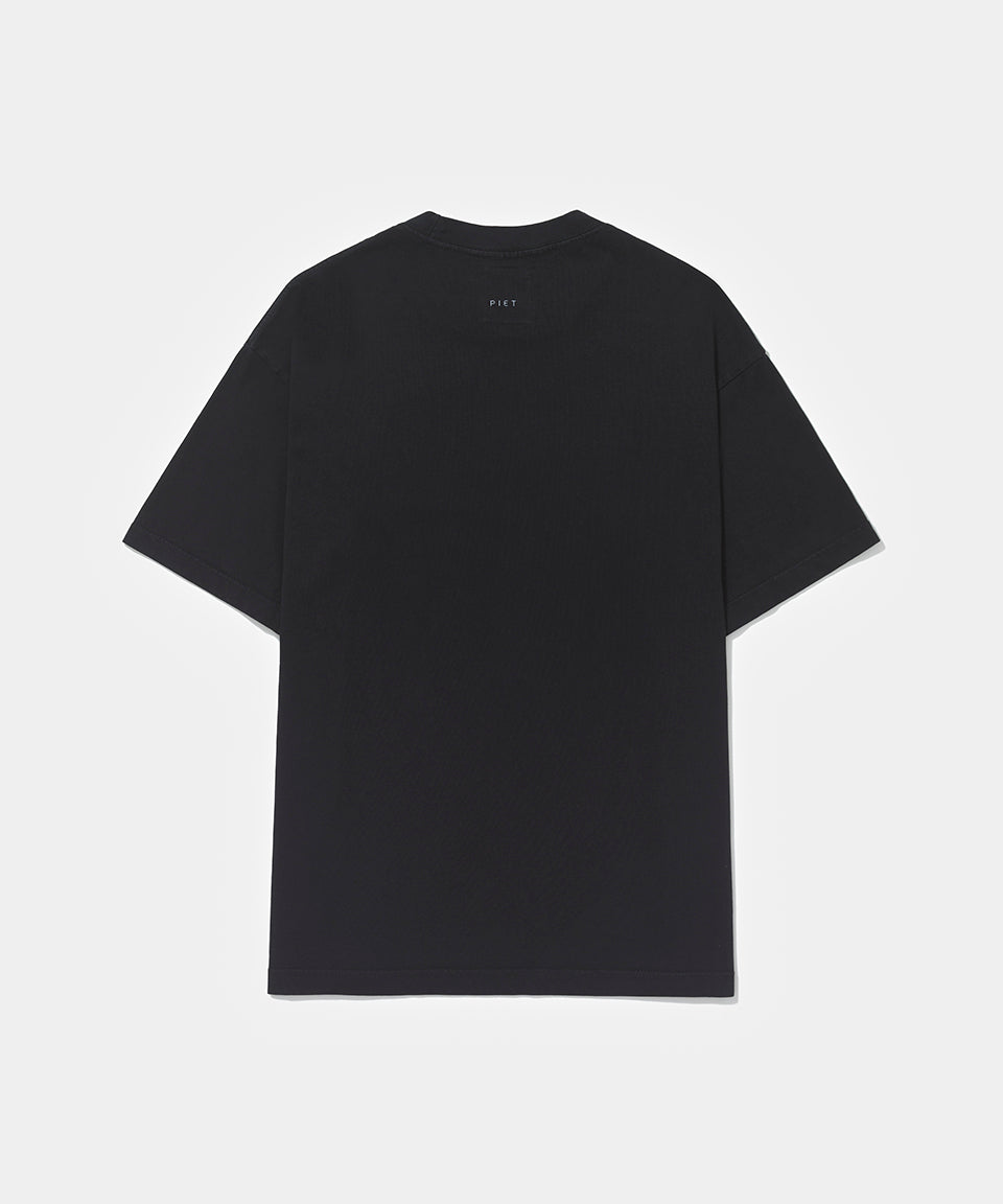 Camiseta Piet + Oakley Nano Logo - Preta