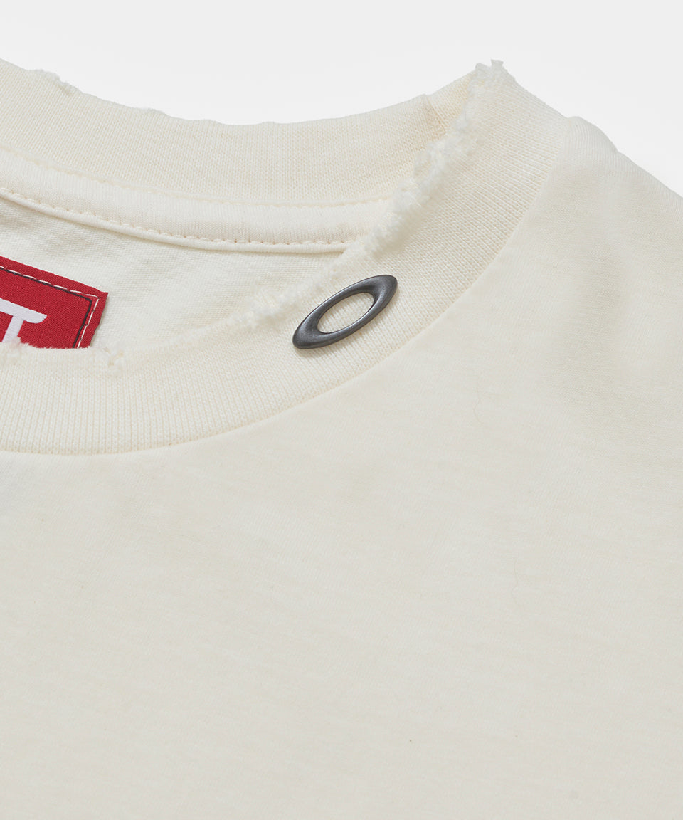 Camiseta Piet + Oakley Layered - Bone White